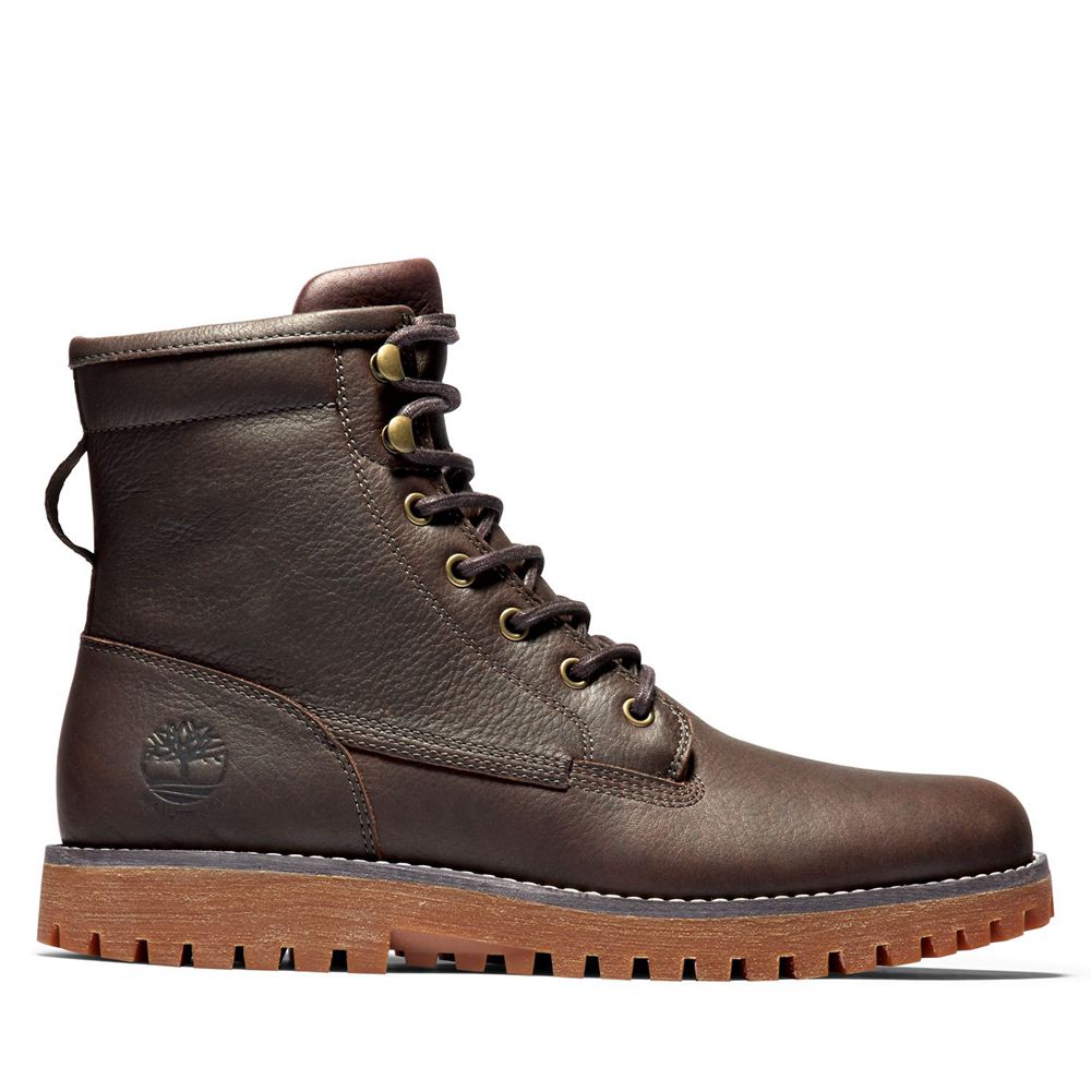 Bocanci De Zapada Timberland Barbati Maro Inchis - Jackson\'s Landing Waterproof - Romania - KLQDAP56